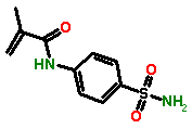 2-methyl-N-(4-sulfamoylphenyl)prop-2-enamide