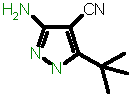 3-Amino-5-(2-methyl-2-propanyl)-1H-pyrazole-4-carbonitrile