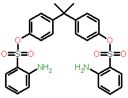 4,4'-Di(2-aminobenzenesulfonyl)bisphenol A ester