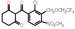 2-{2-chloro-4-(methylsulfonyl)-3-[(2,2,2-trifluoroethoxy)methyl]benzoyl}cyclohexane-1,3-dione